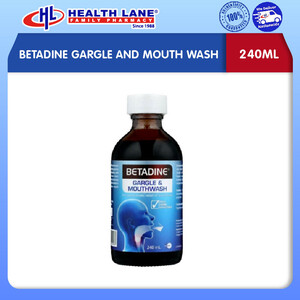 BETADINE GARGLE AND SOAP MOUTH (240ML)